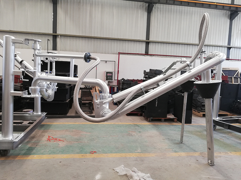 什么叫密閉裝車方式(圖1) 密閉式頂部裝卸鶴管